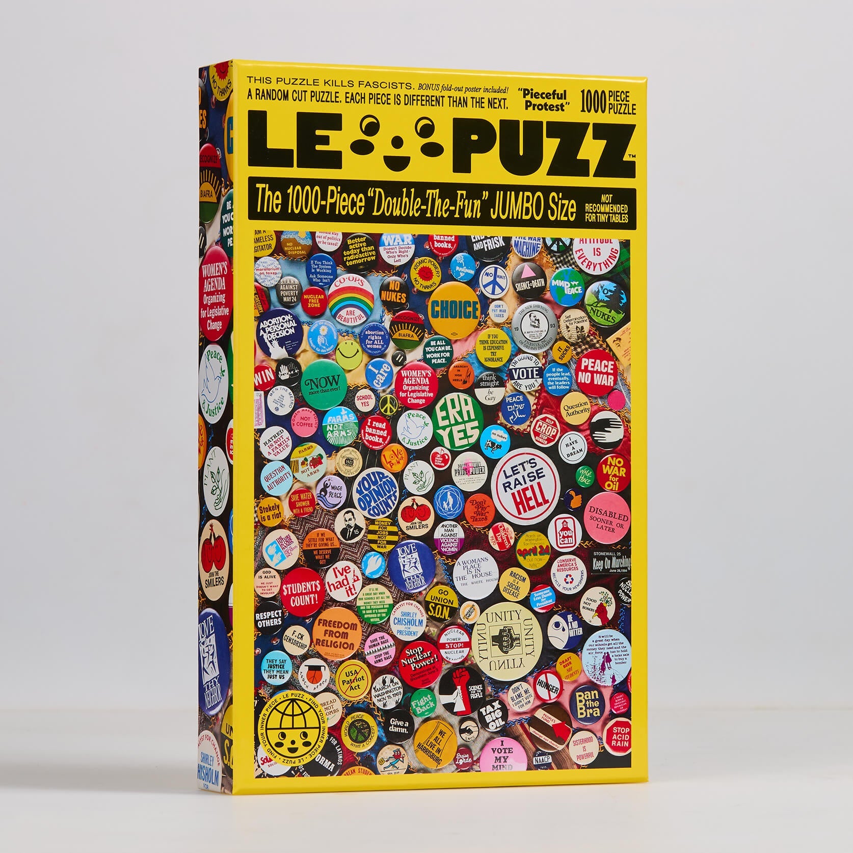 e petty パズル　1000ピース　　ウェイトレス　フィッシング Pieceful Protest 1000 ct. Puzzle by Le Puzz – Yowie