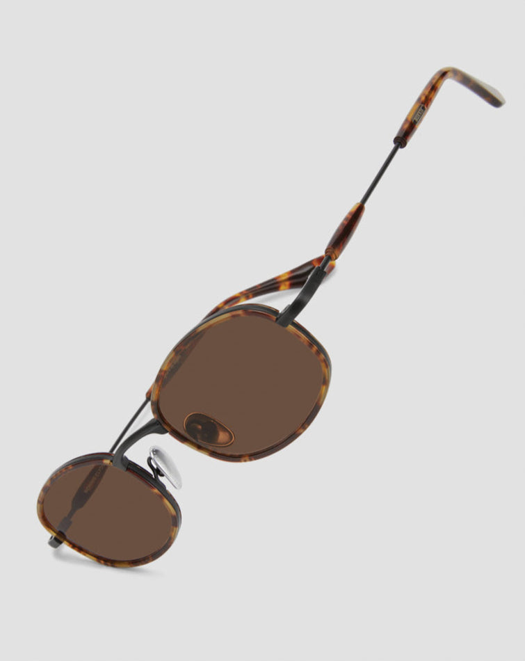 Bicycle Sunglasses in Demi Tortoise with Brown Lenses