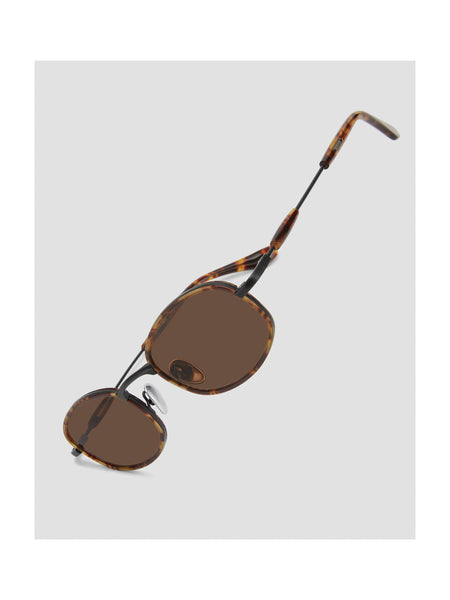Bicycle Sunglasses in Black with Brown Lenses