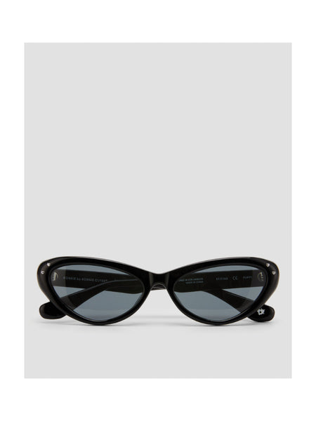 Puppy Sunglasses in Black with Black Lenses