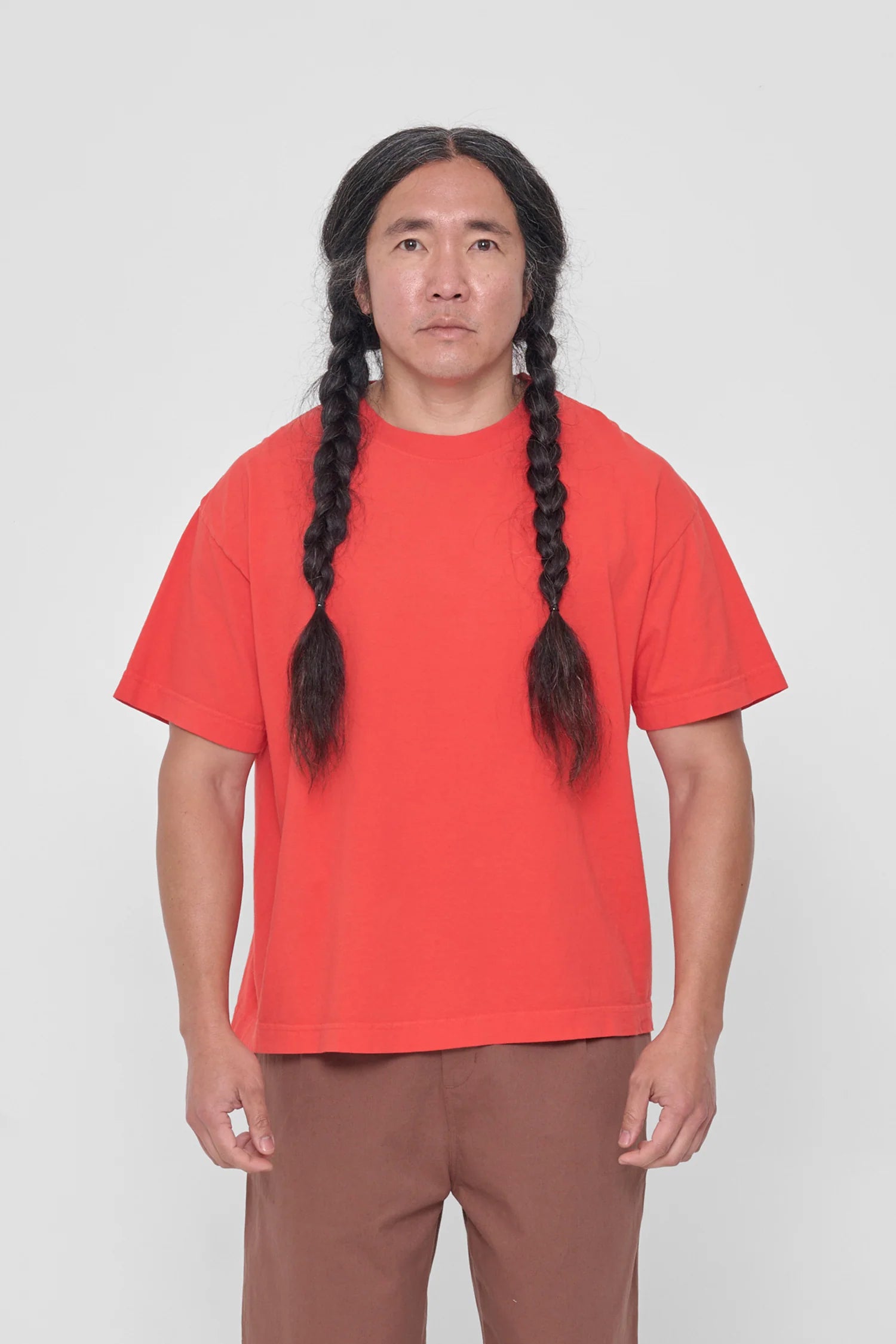 Boxier Trash Tee in Lava