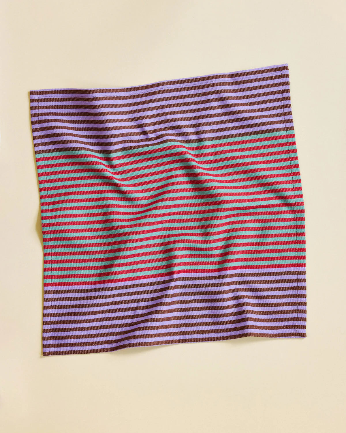 Duo Stripe Napkins in Cinnamon