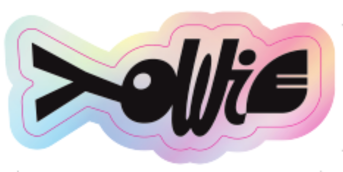 YOWIE Glitter Logo Sticker