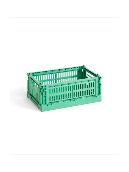 HAY - Small Crate in Dark Mint