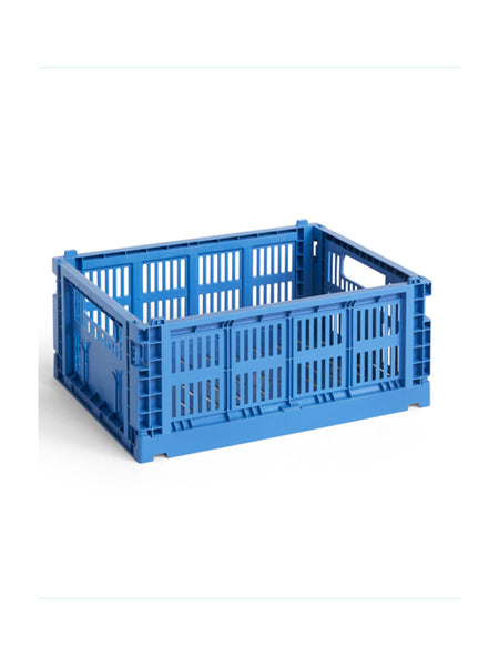 HAY - Small Crate in Electric Blue