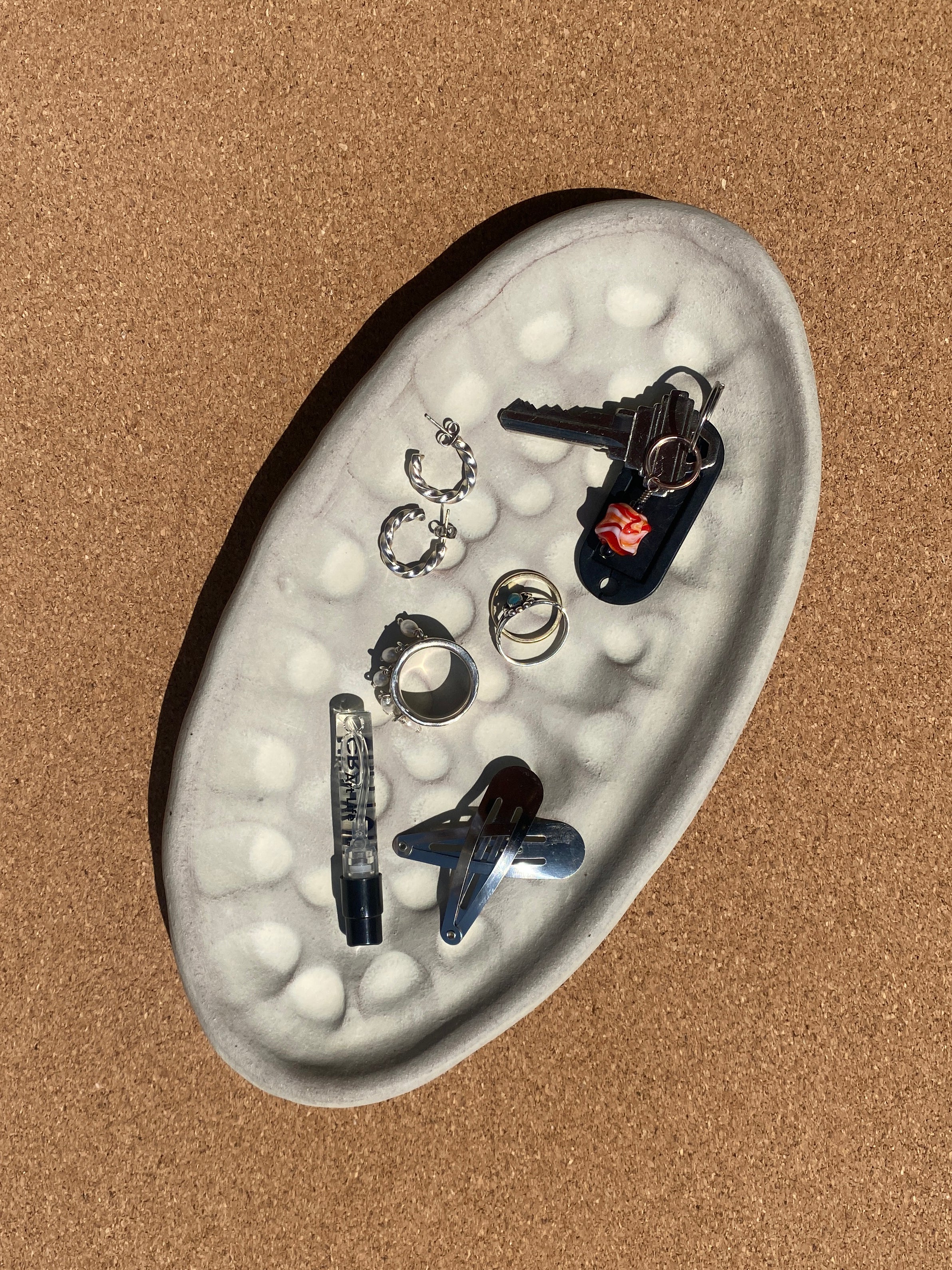 Oval Dish in Alabaster