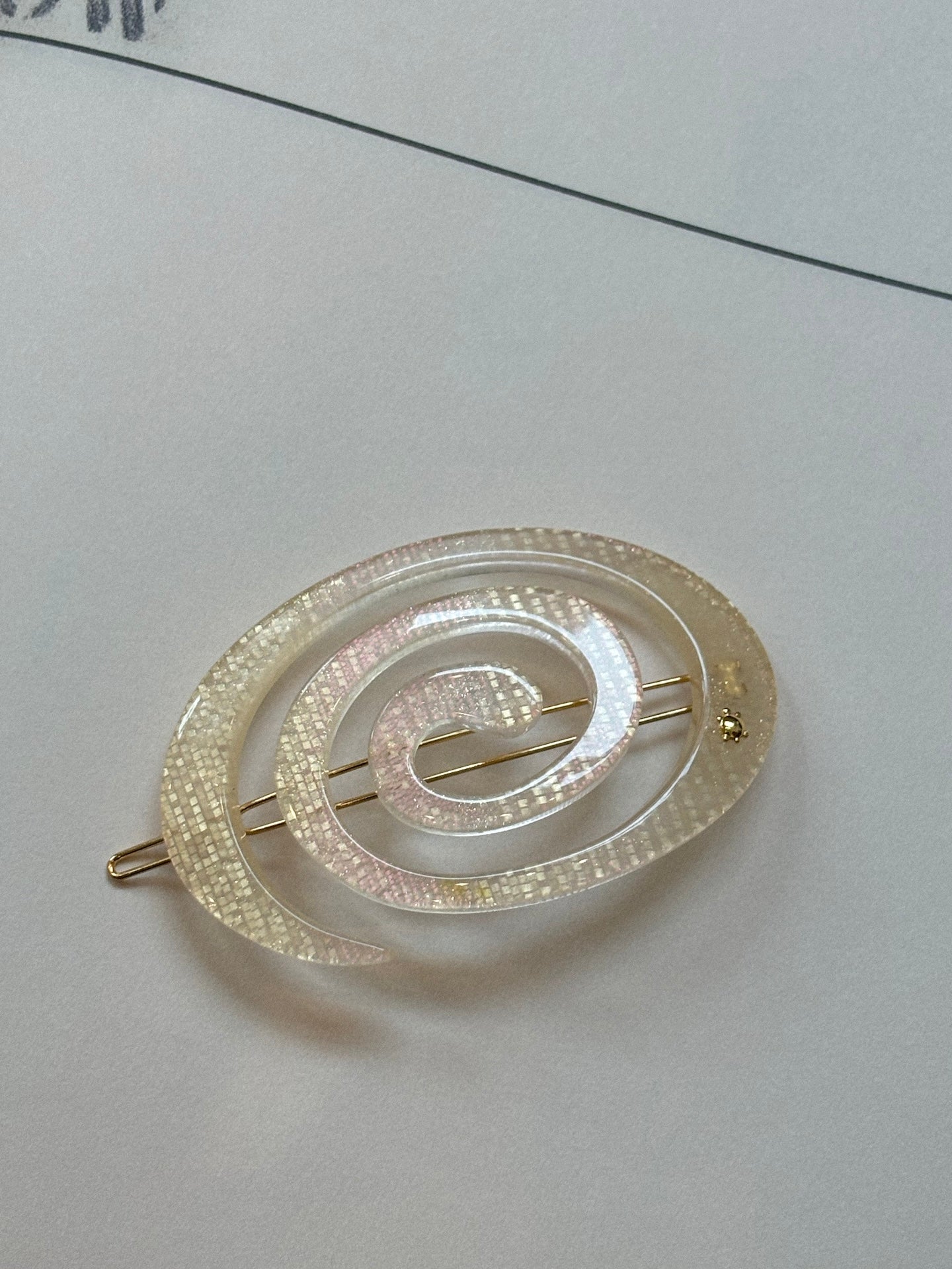 Small Spiral Clip in Juliette