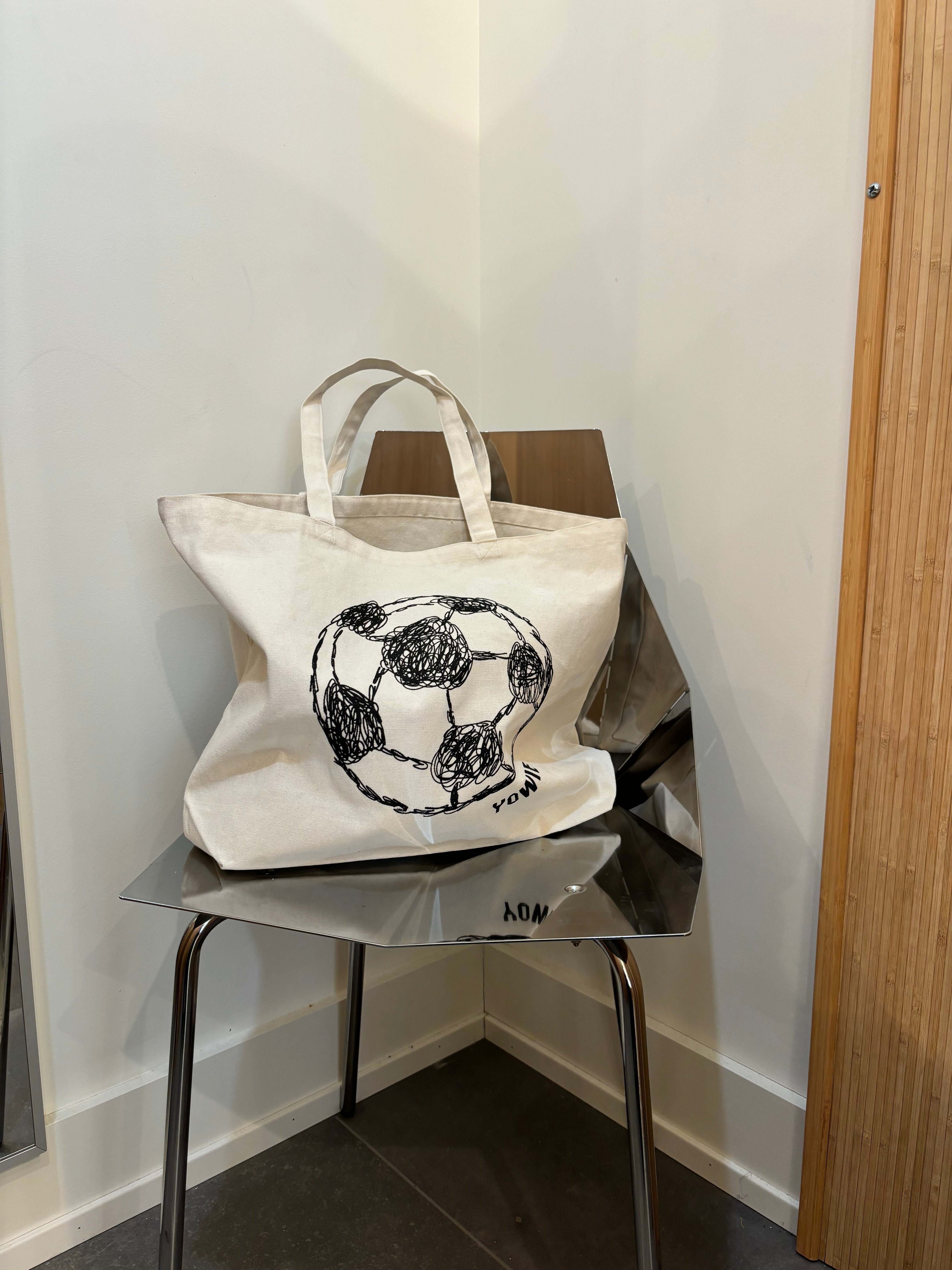 YOWIE Soccer Doodle Tote Bag