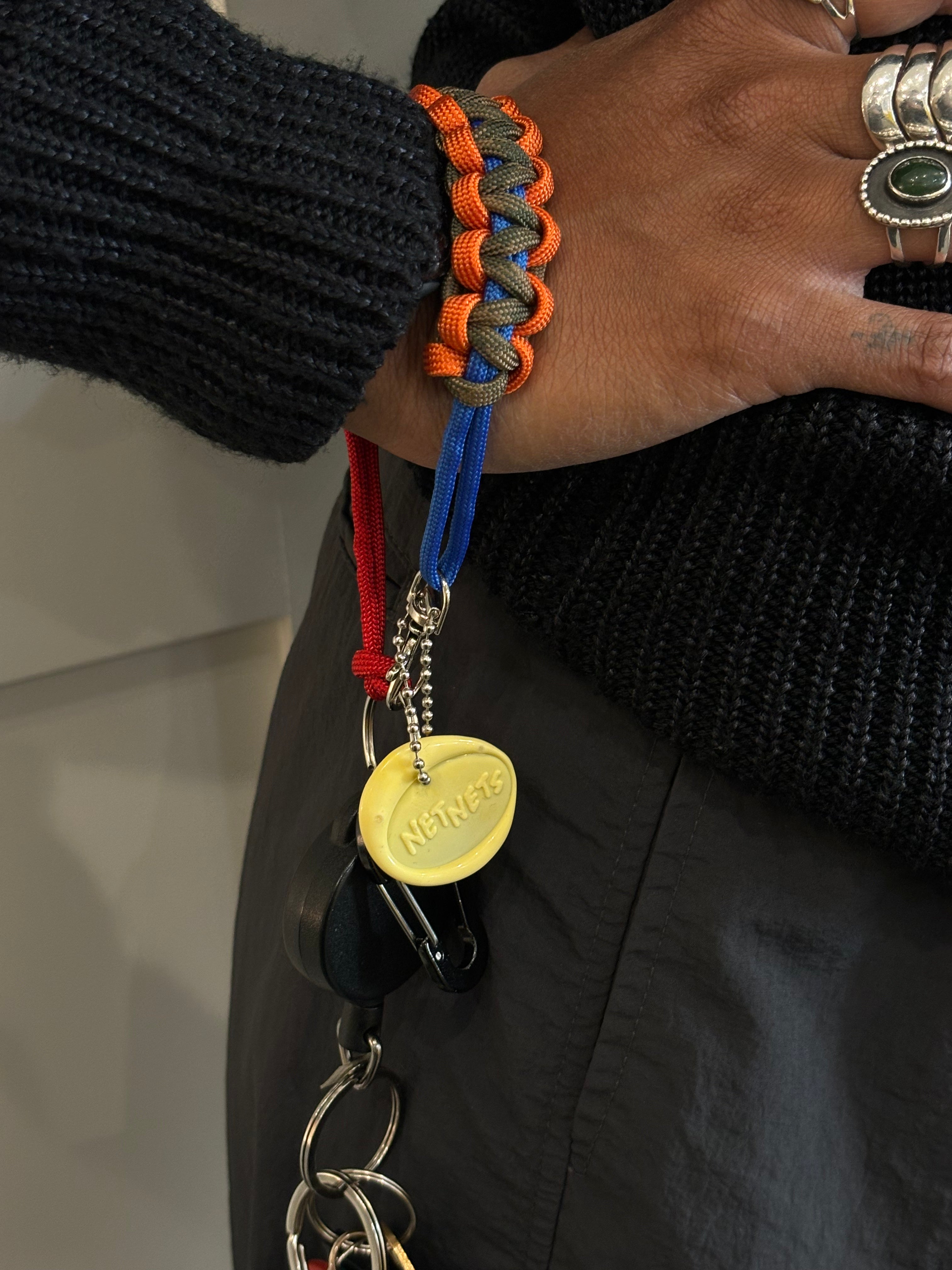 Net Nets Keychain in Cinnamon Yam