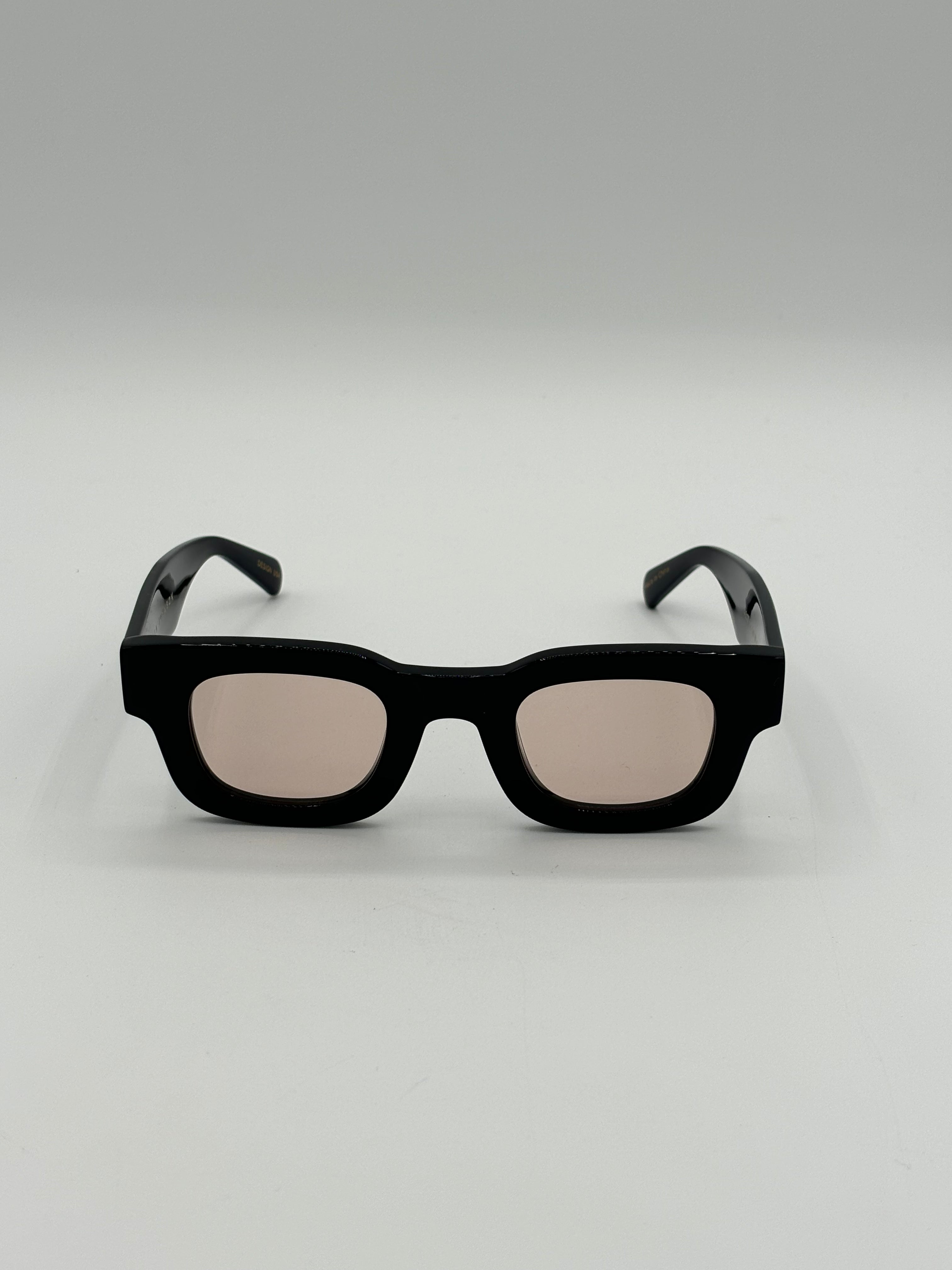 Miller Sunglasses in Gloss Black with Brown Lens