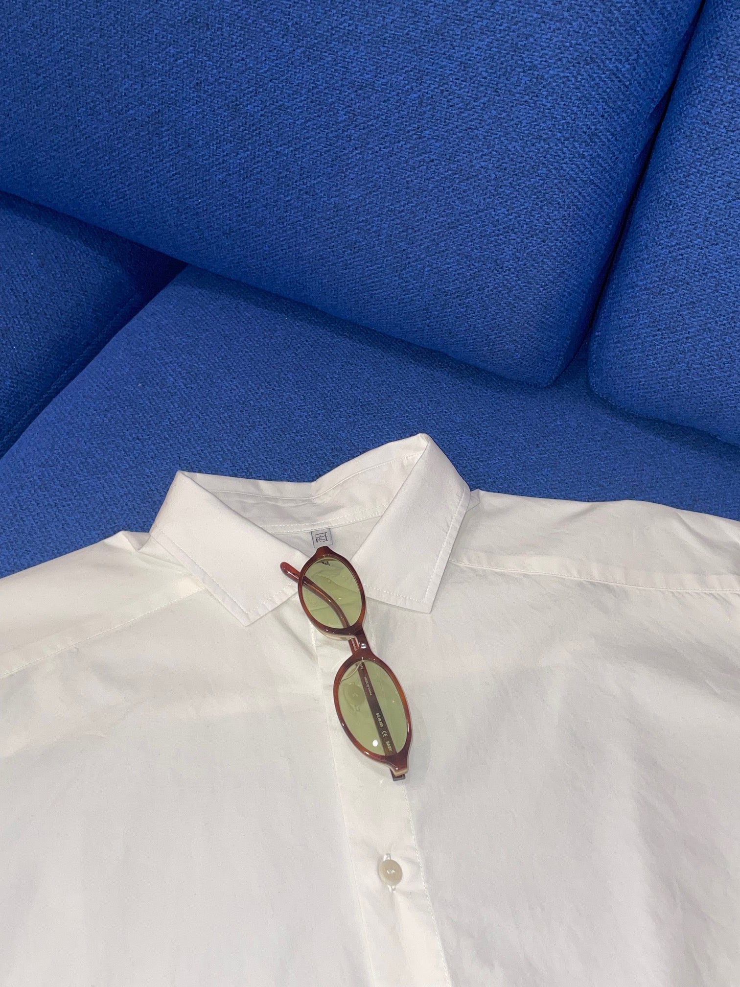 Baby Sunglasses in Tortoise with Green Lenses
