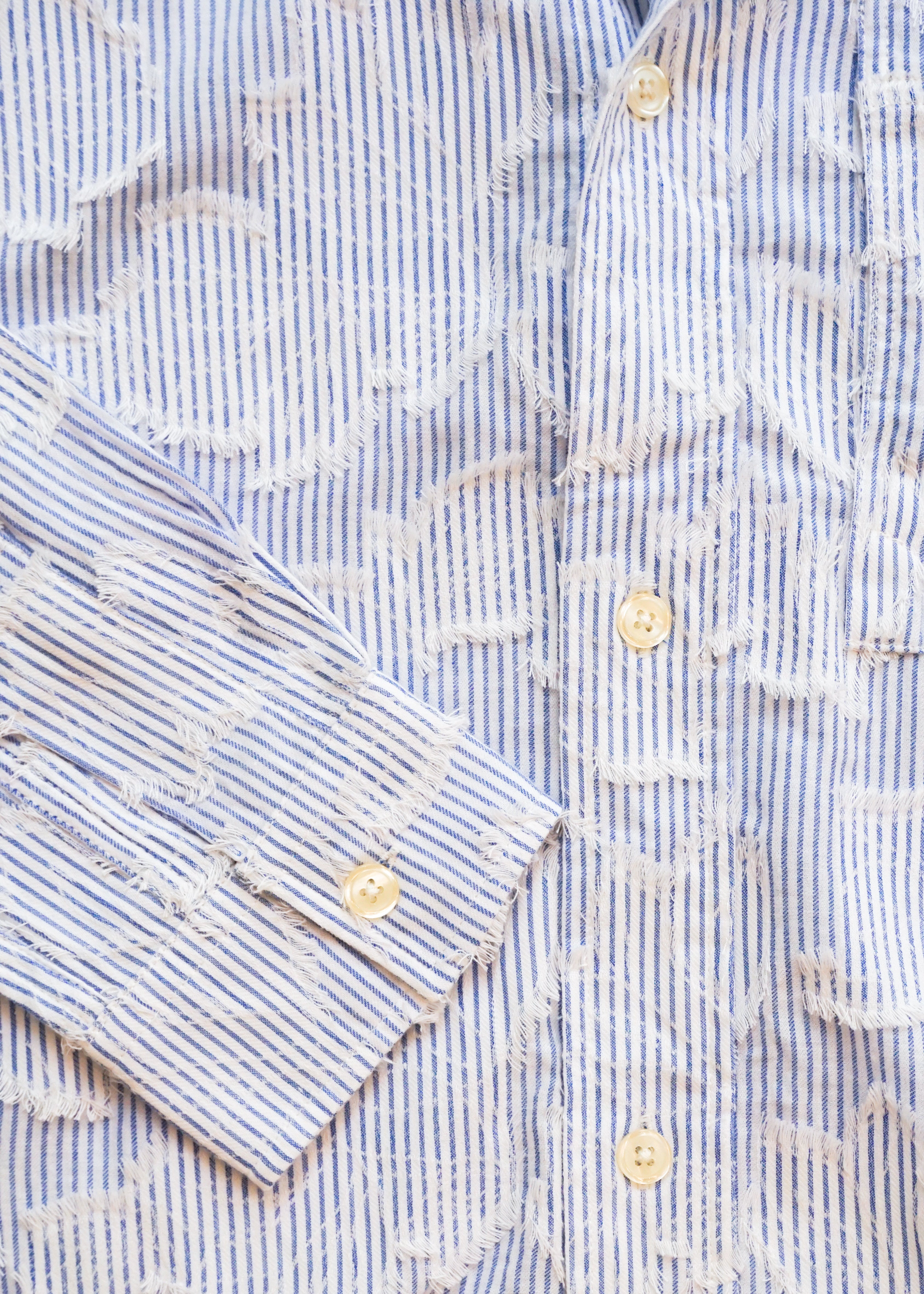Lite Year Feathered Stripe Button Up
