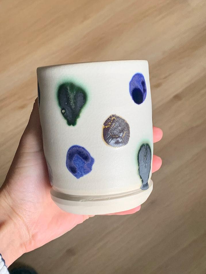 Polka Dot Tumbler