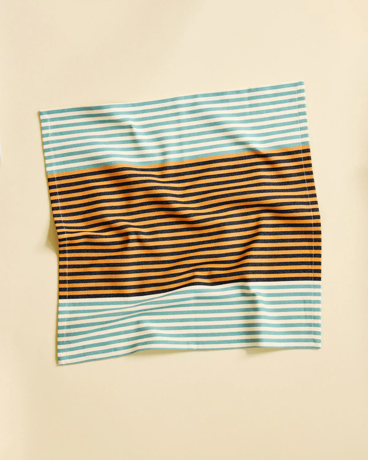 Duo Stripe Napkins in Poppy