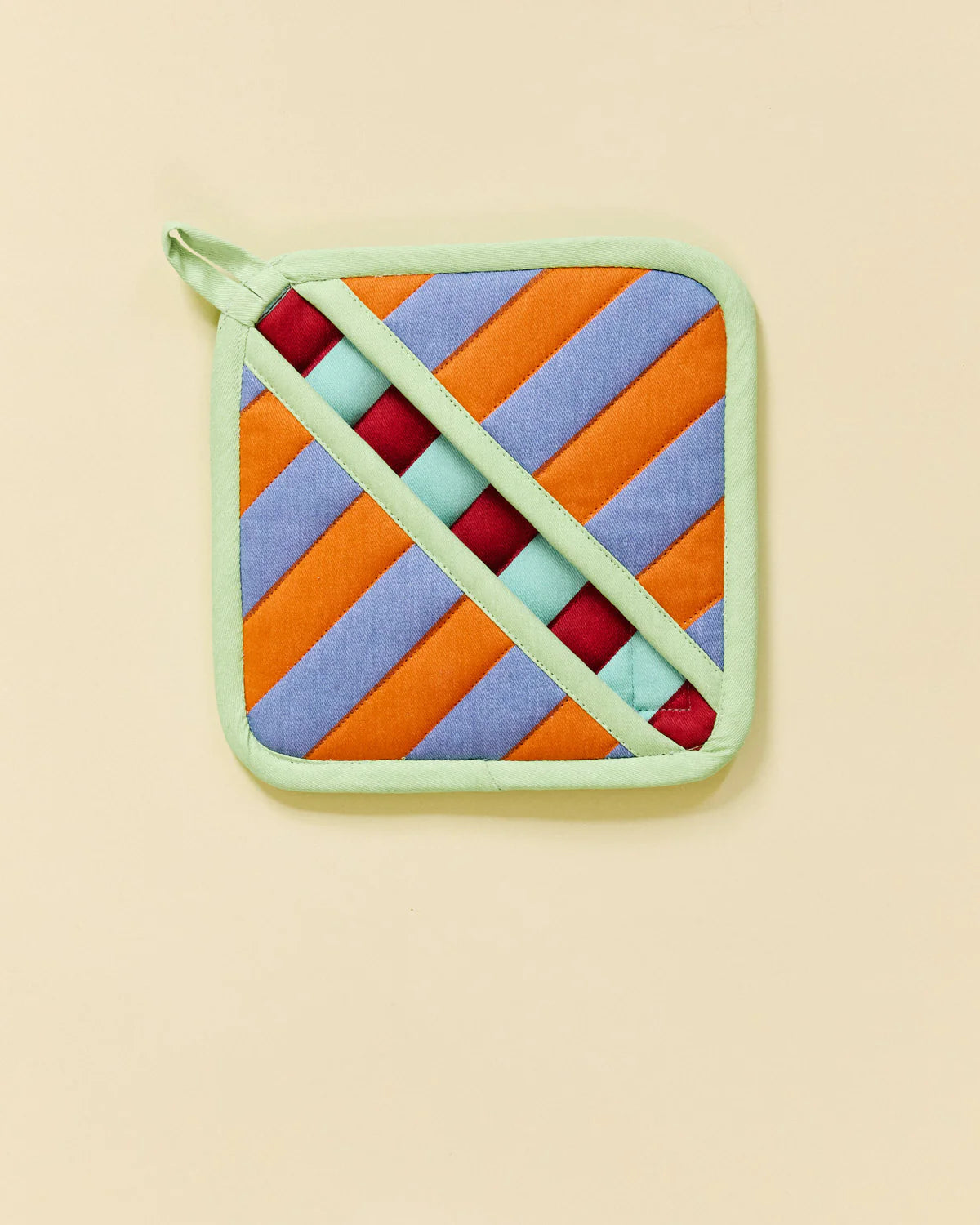 Stripe Pot Holder in Pumpernickel