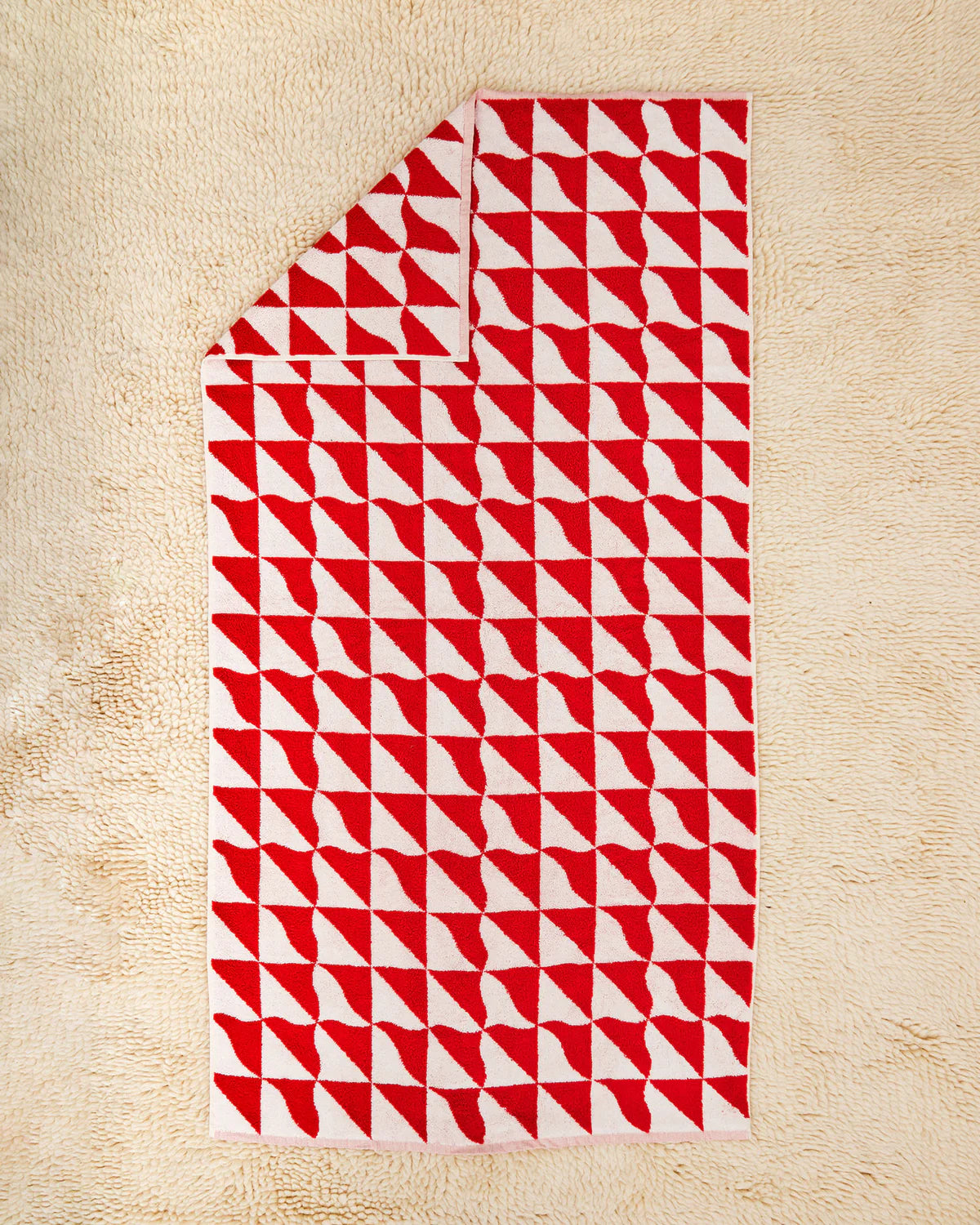 Bath Towel in Sail Pattern