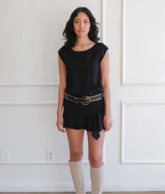 Walker Dress in Black