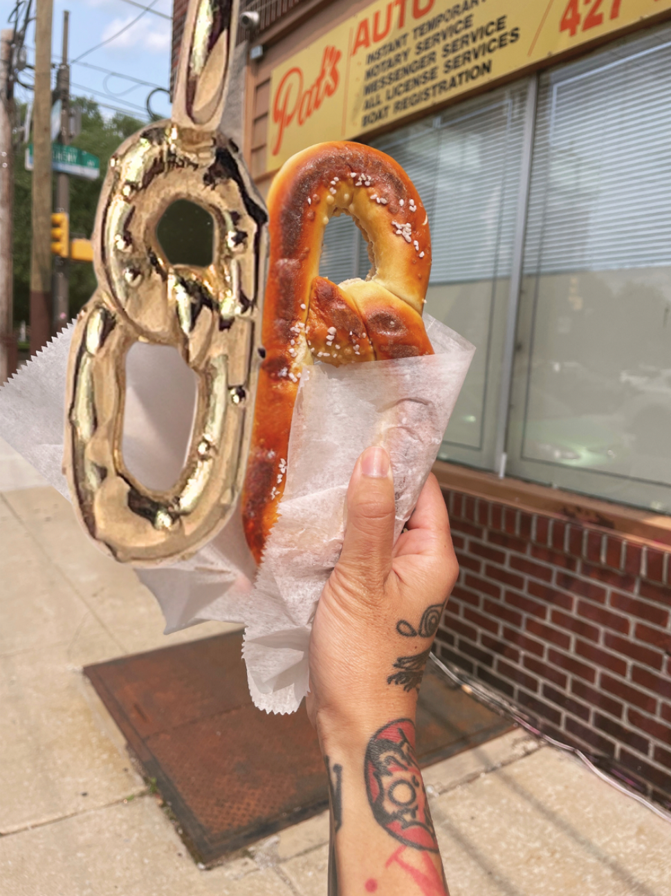 Philly Pretzel by Sisterfriend Jewelry
