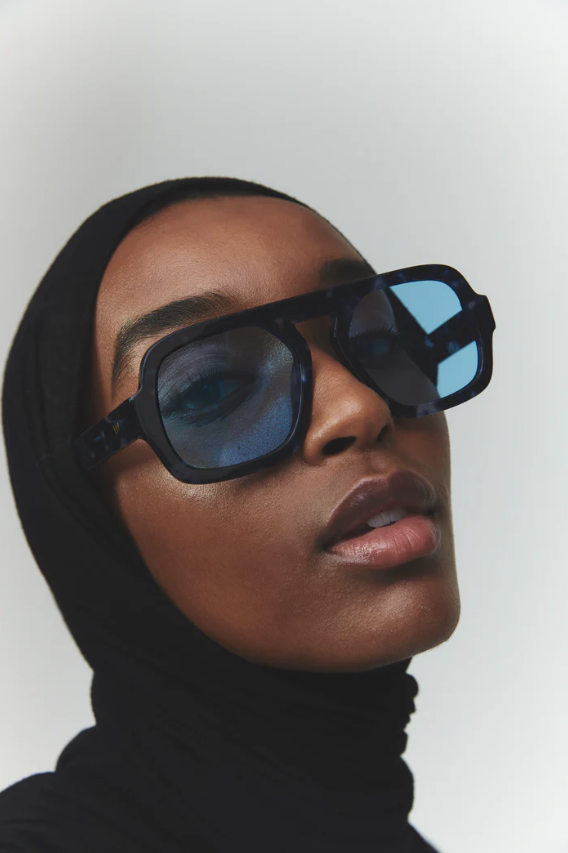 Jane in Blue Tortoise