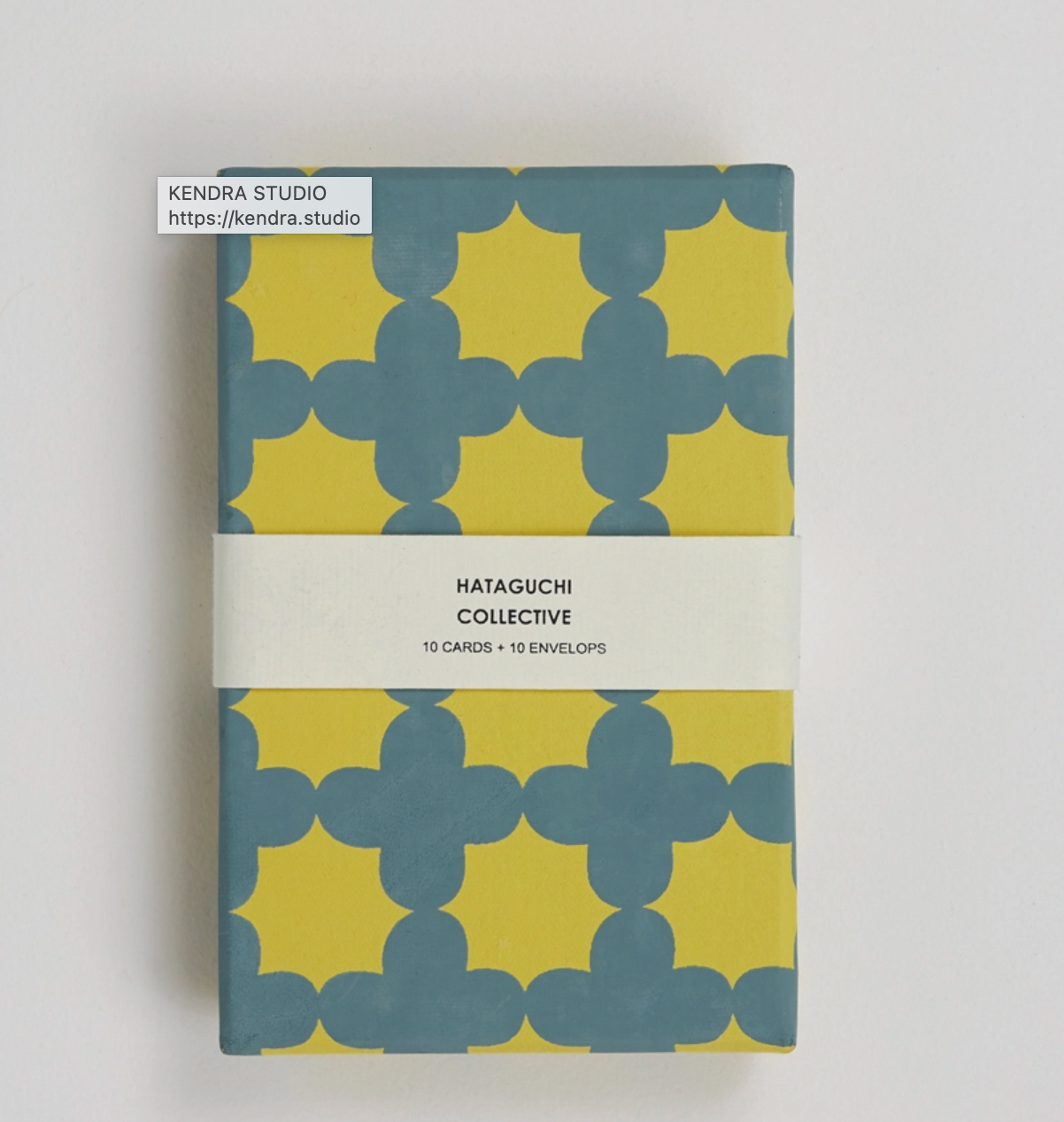 Greeting Card Set in Tetu Moss