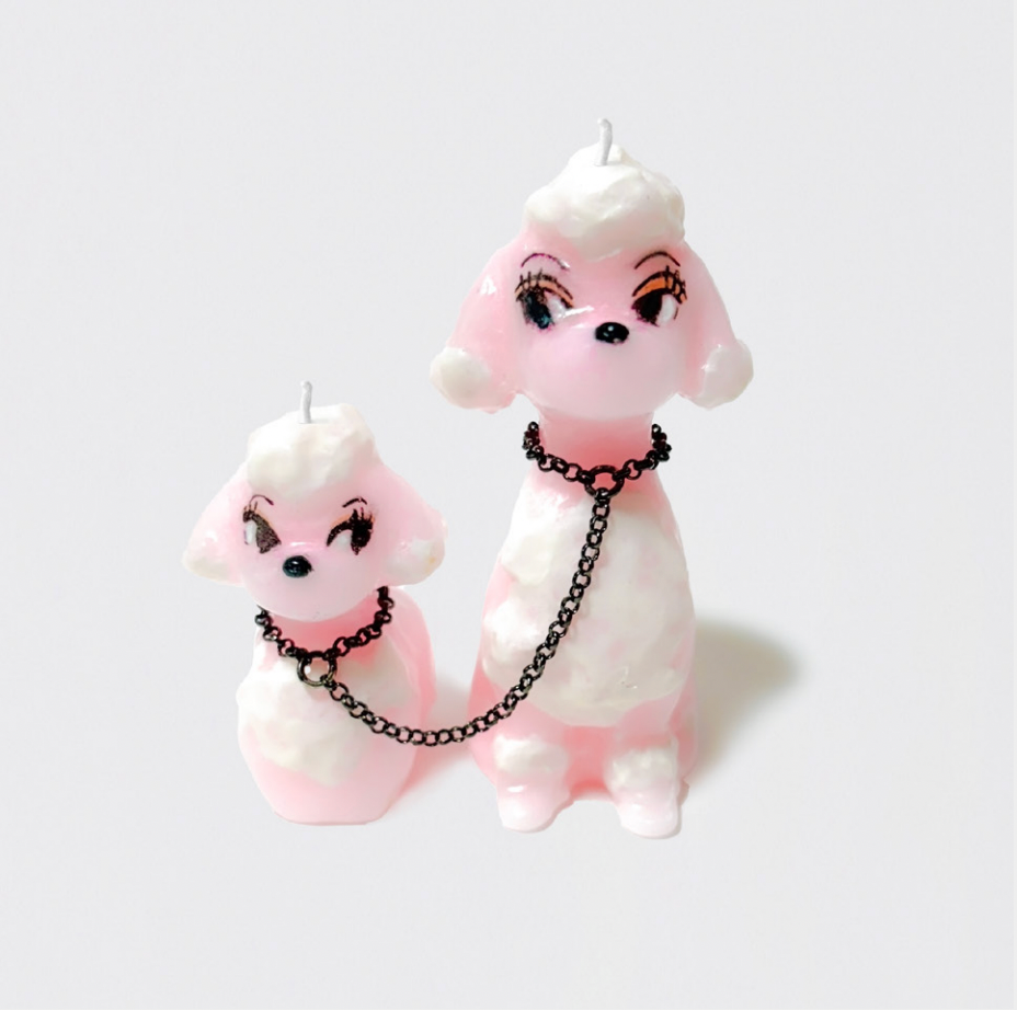 Pink Poodles Candle
