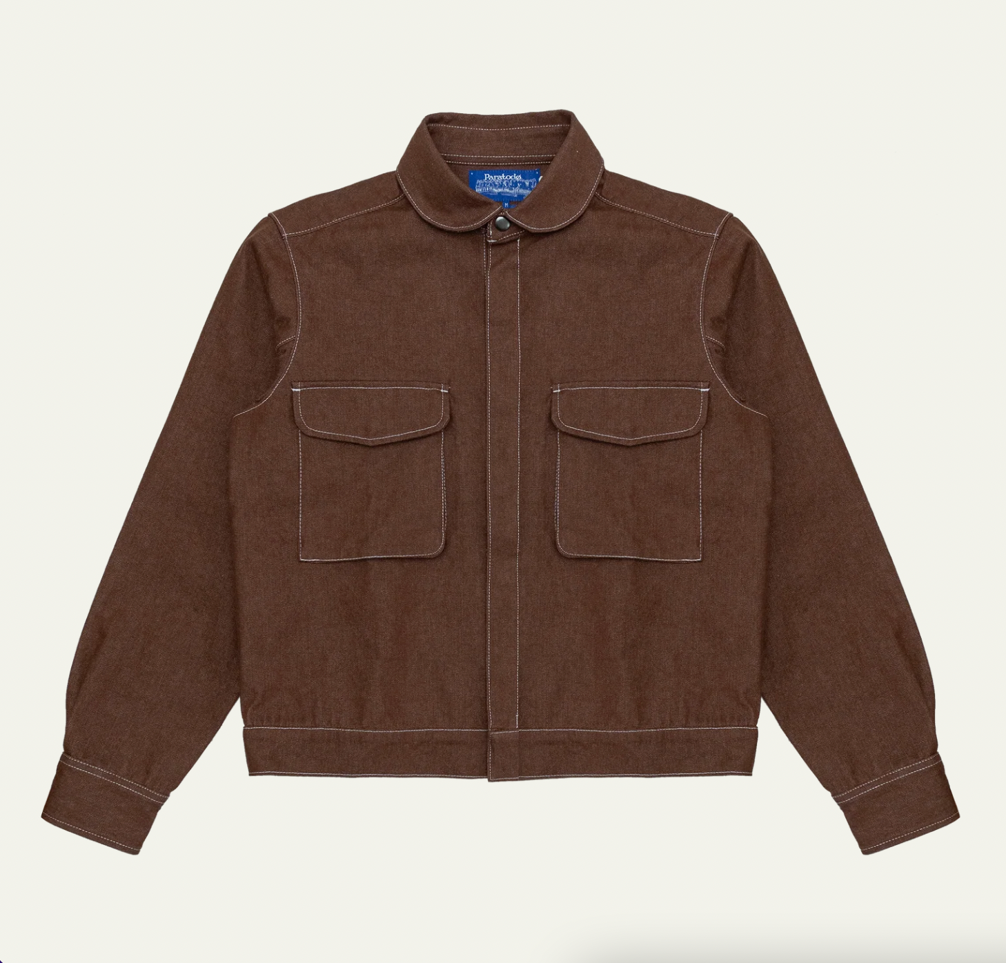 '75 London Overshirt in Stonewash Denim