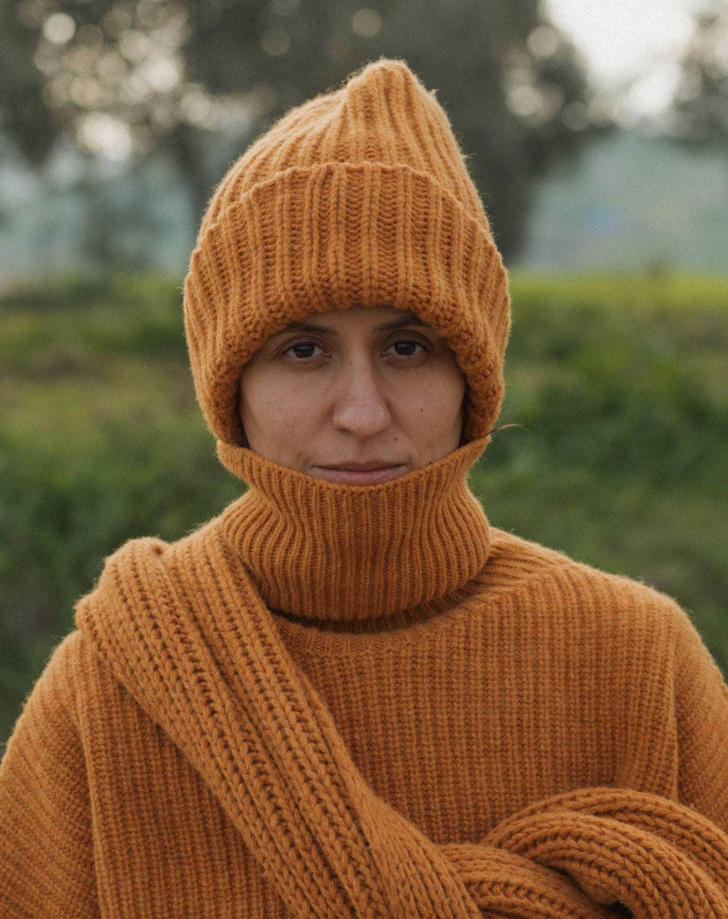 Mea Beanie in Clair Orange