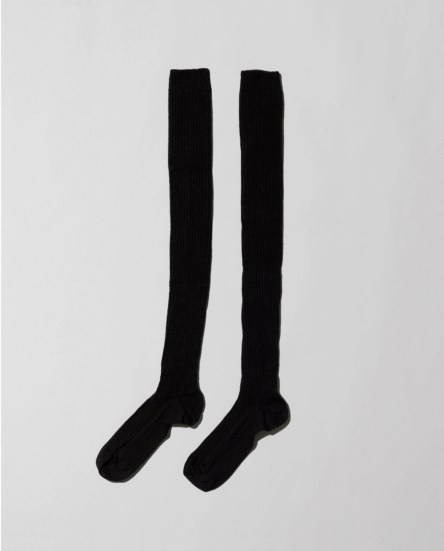 Overknee Socks in Black