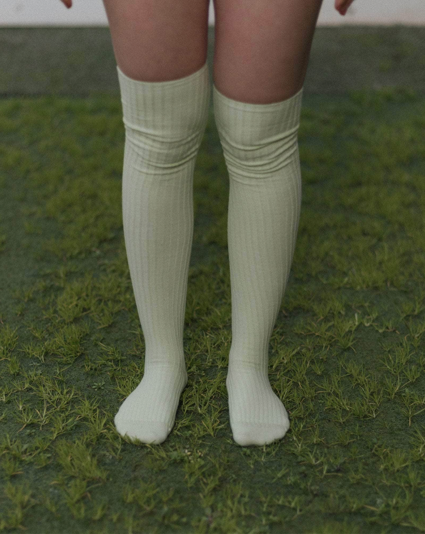 Overknee Socks in Kir Green