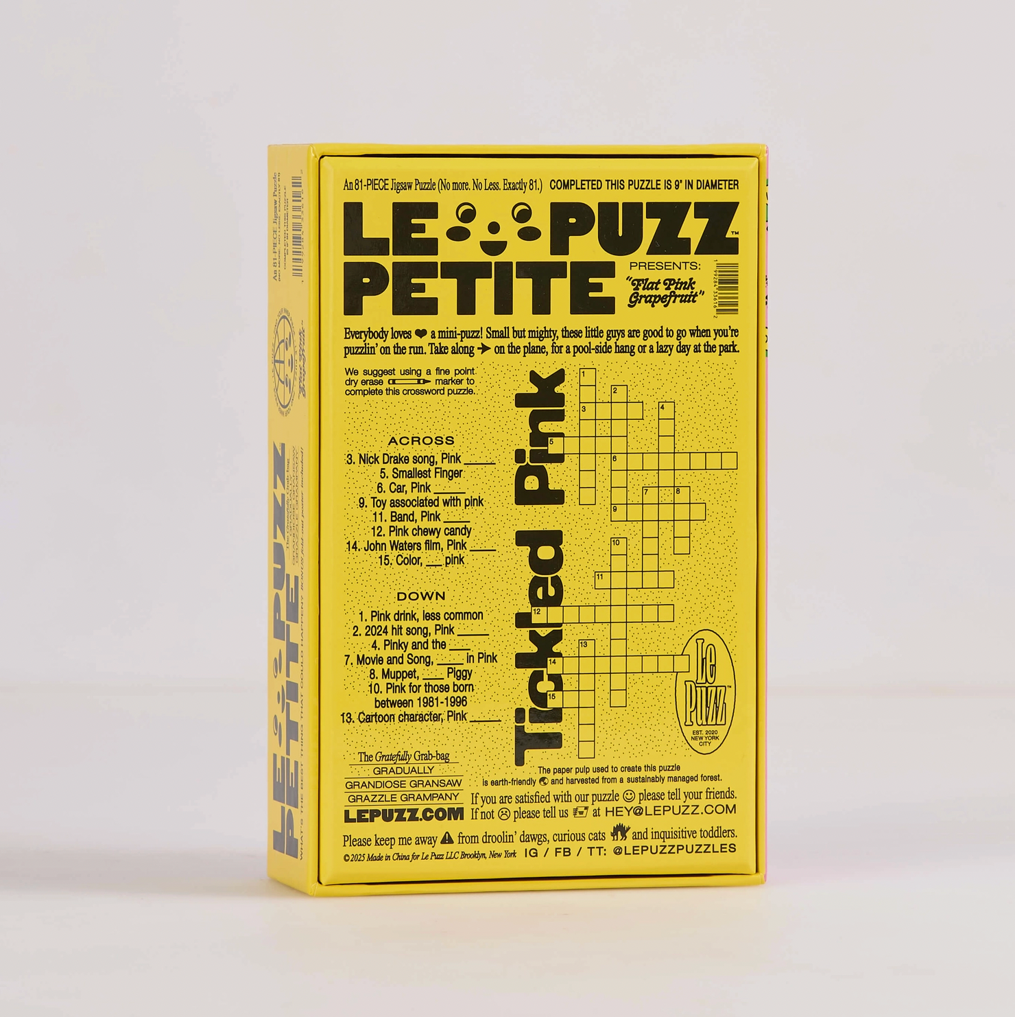 Flat Grapefruit  81 ct. Mini Puzzle by Le Puzz
