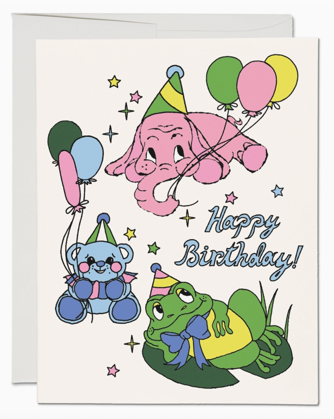 Birthday Animals Birthday Greeting Card
