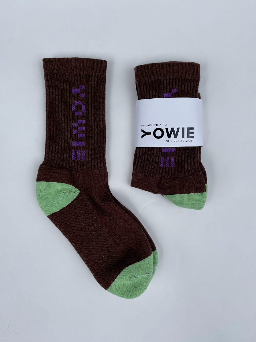 YOWIE Socks in Brown