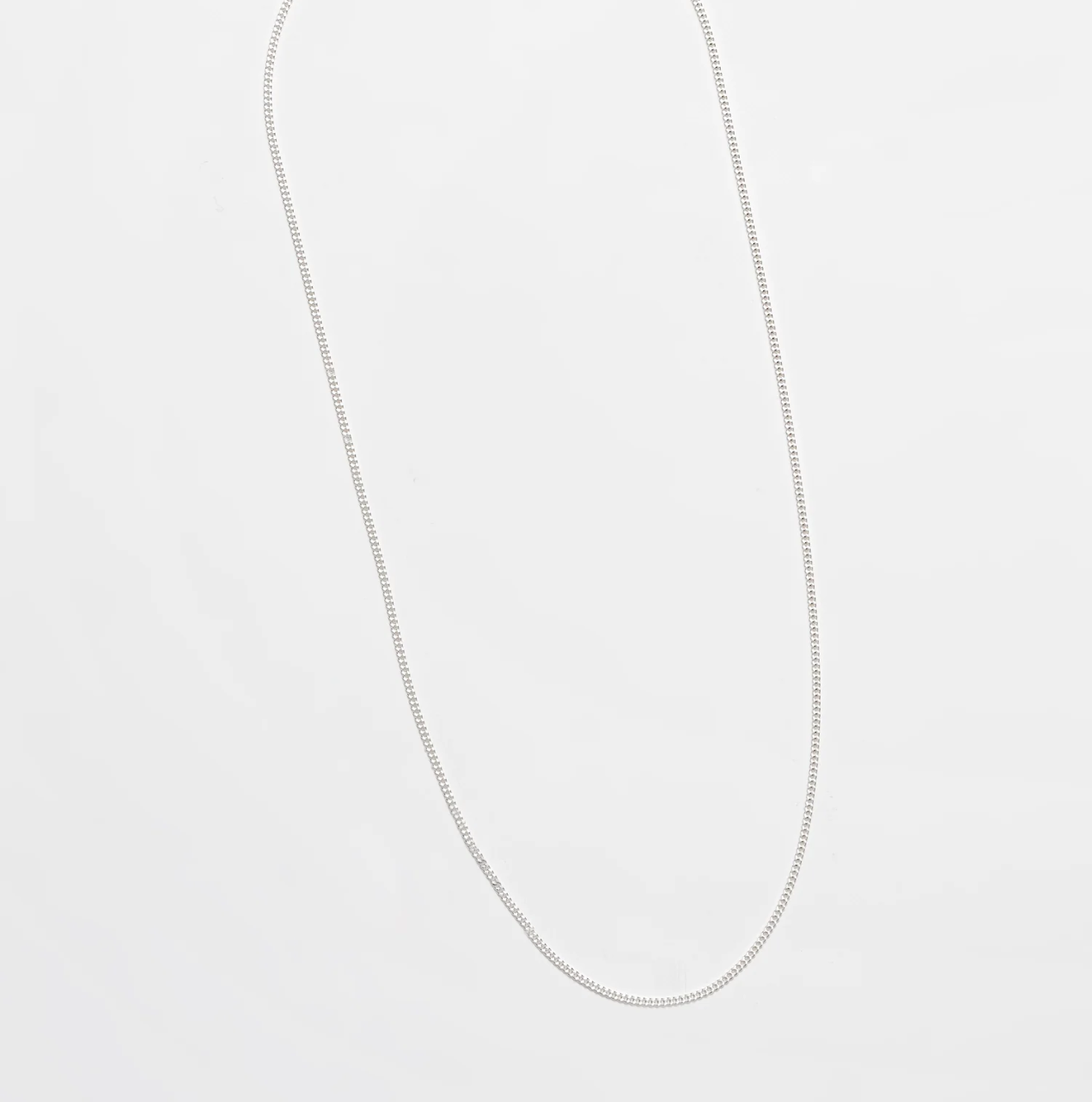 Curb Chain in Sterling Silver