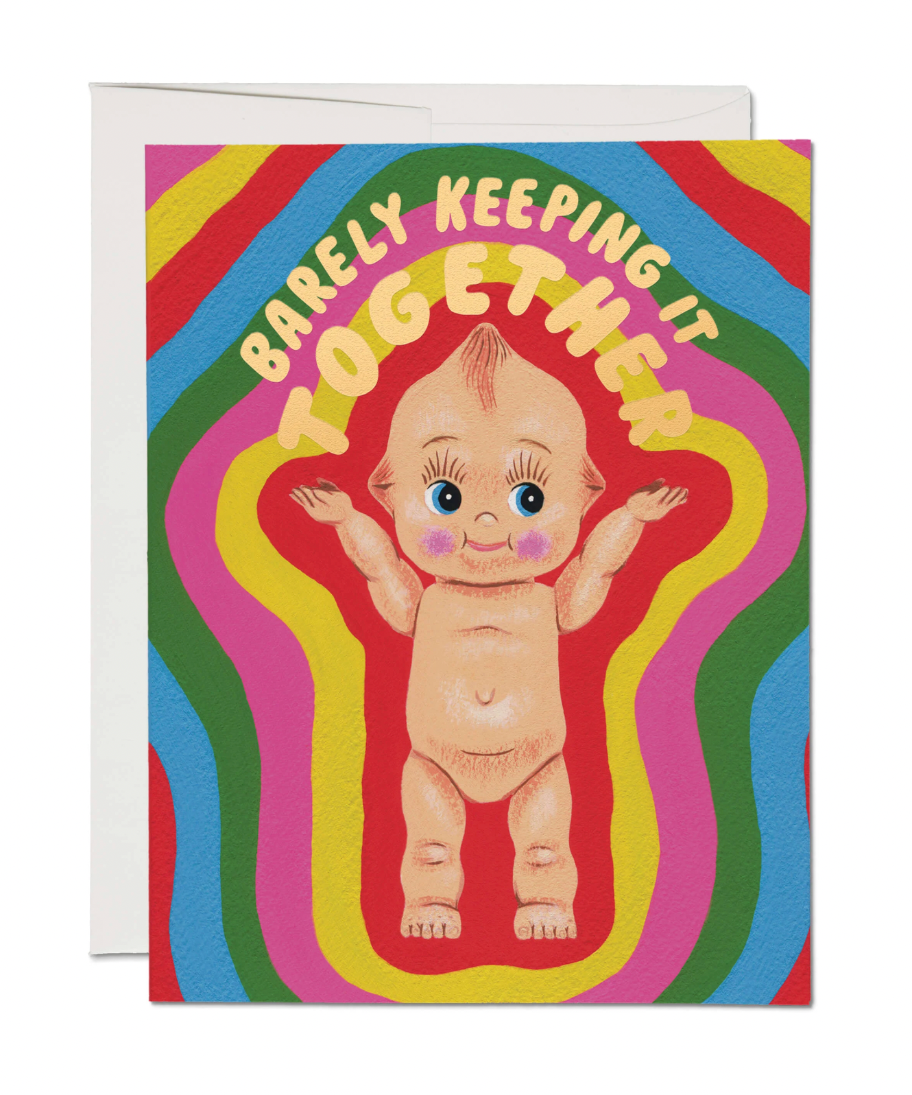 Barely Keeping It Together Greeting Card