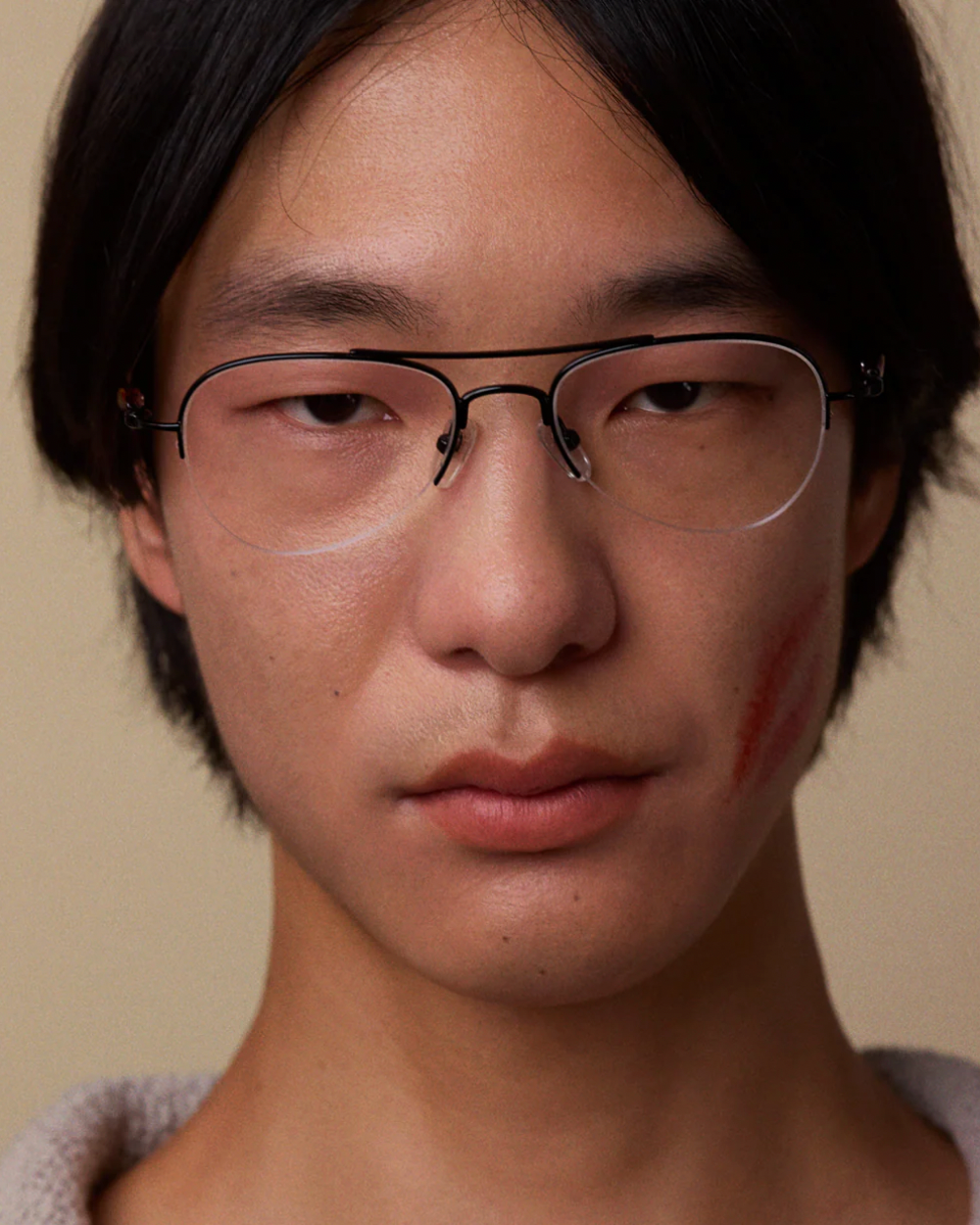 Autobio Sunglasses with Black Frames Clear Lenses