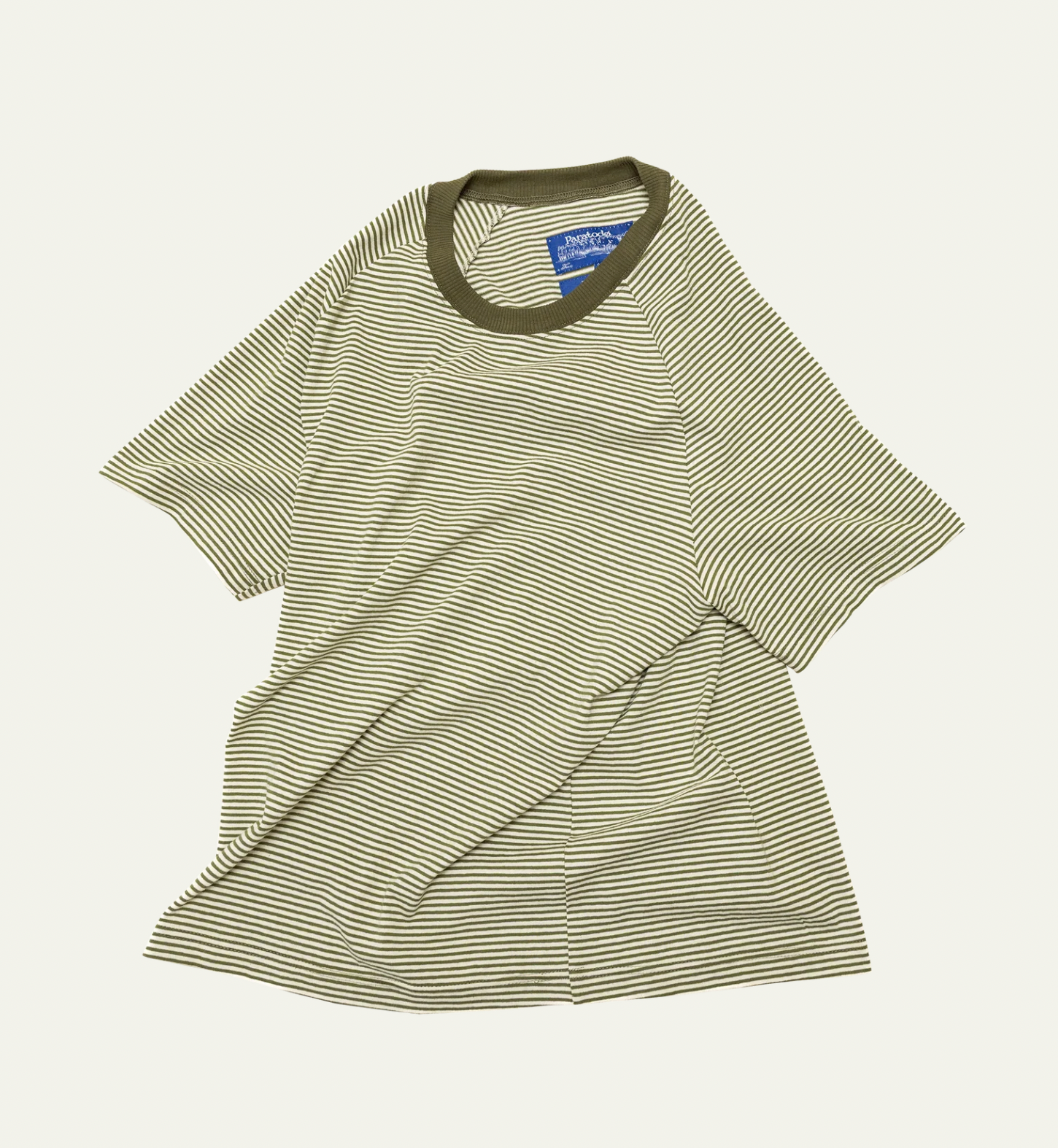 Lo-Fi Tee in Yellow Stripe