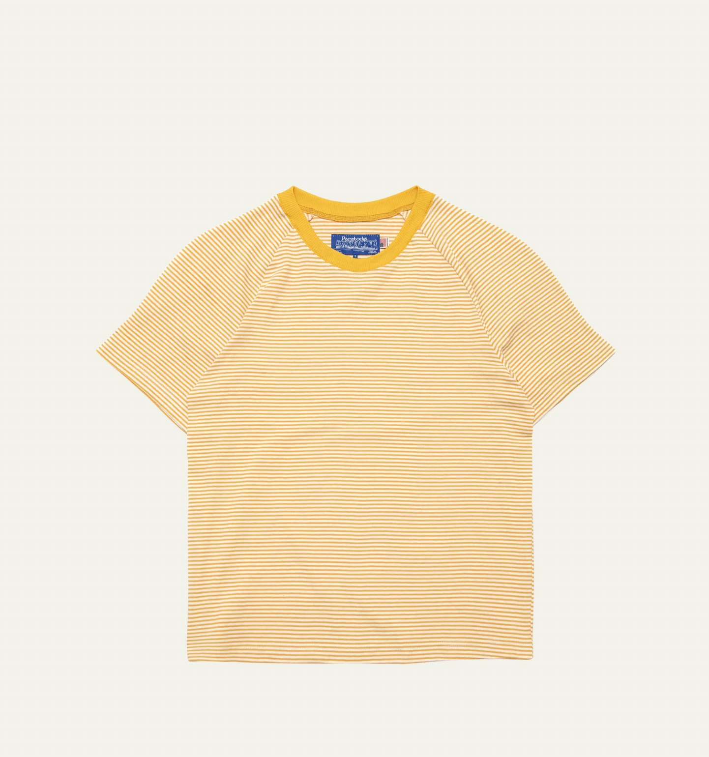 Lo-Fi Tee in Green Stripe