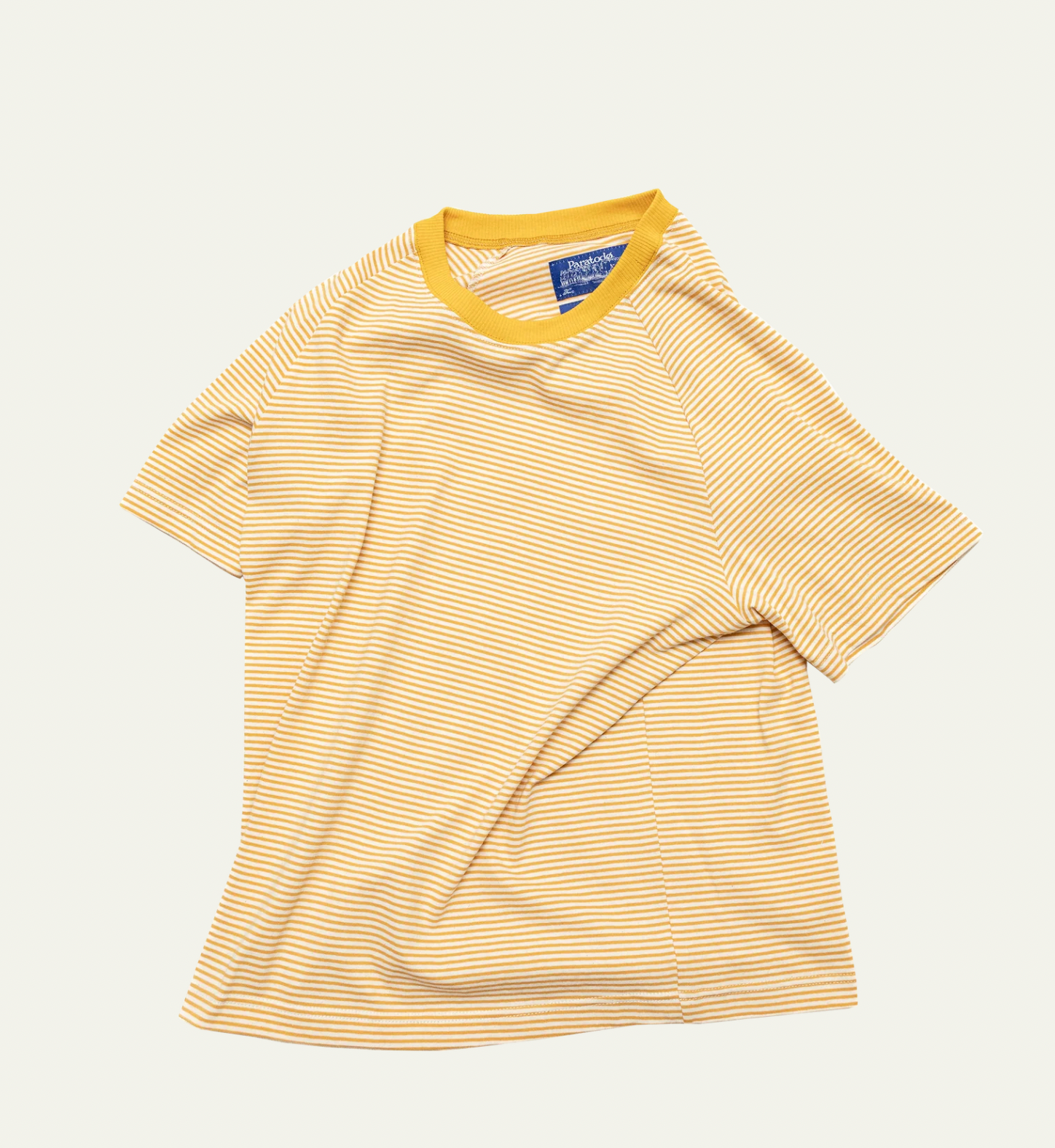 Lo-Fi Tee in Green Stripe