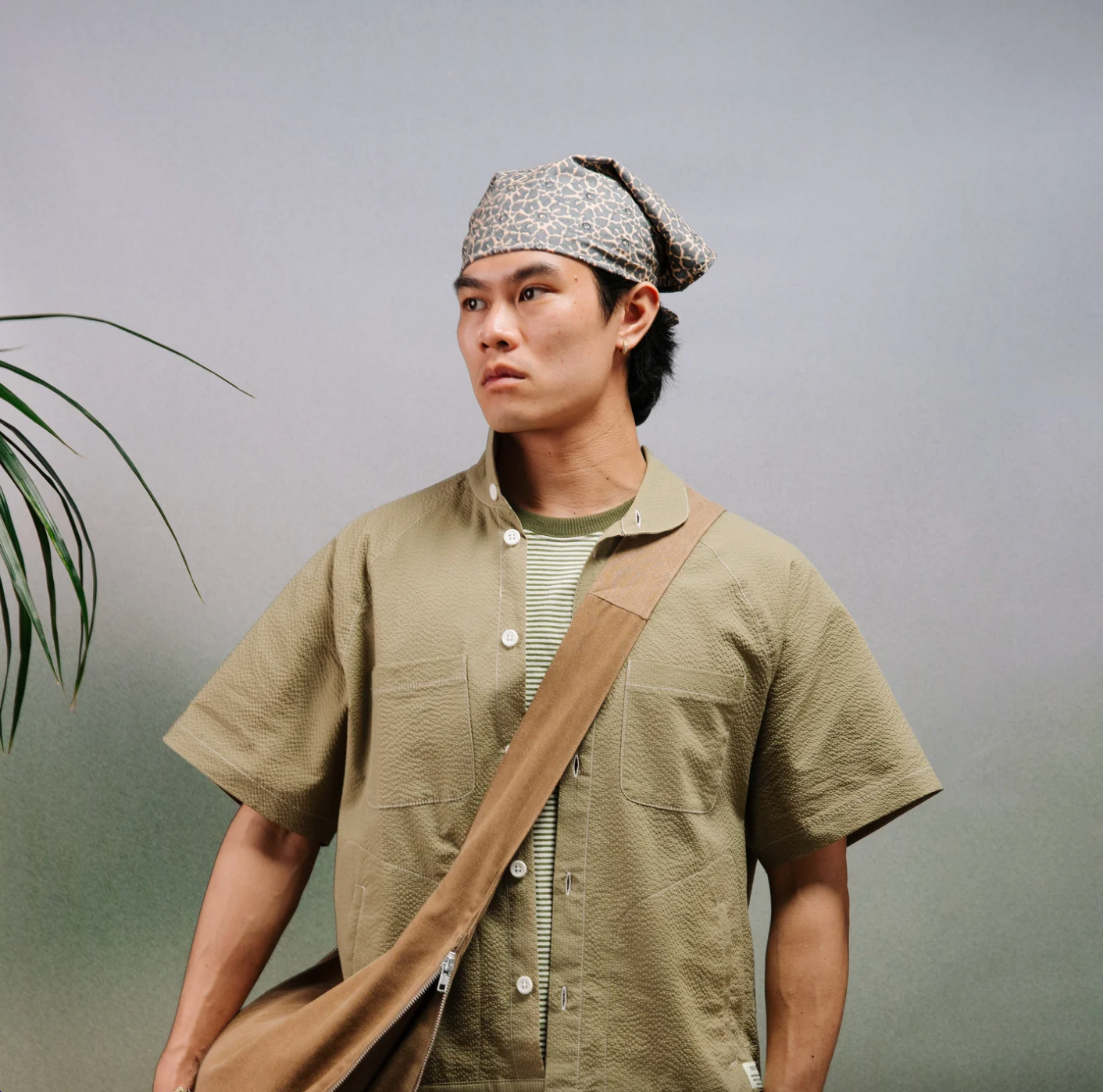 Handblock Floral Bandana