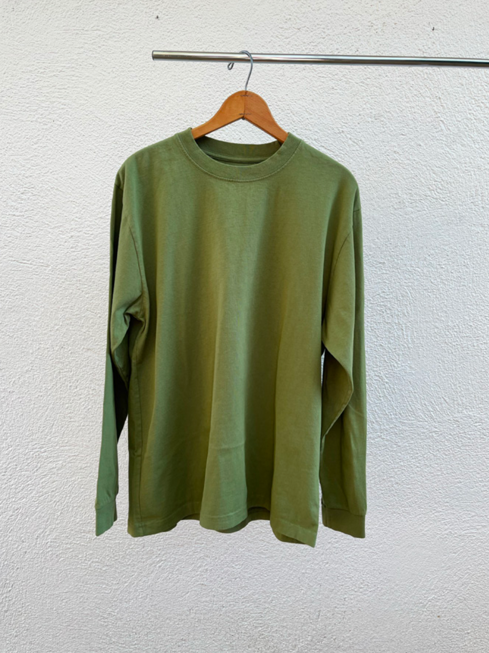 Lite year Long Sleeve Tee in Olive Green