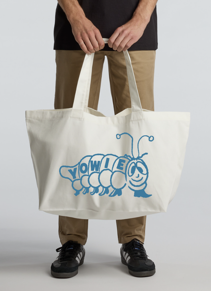 *PREORDER* YOWIE WORM X-LARGE WHITE TOTE