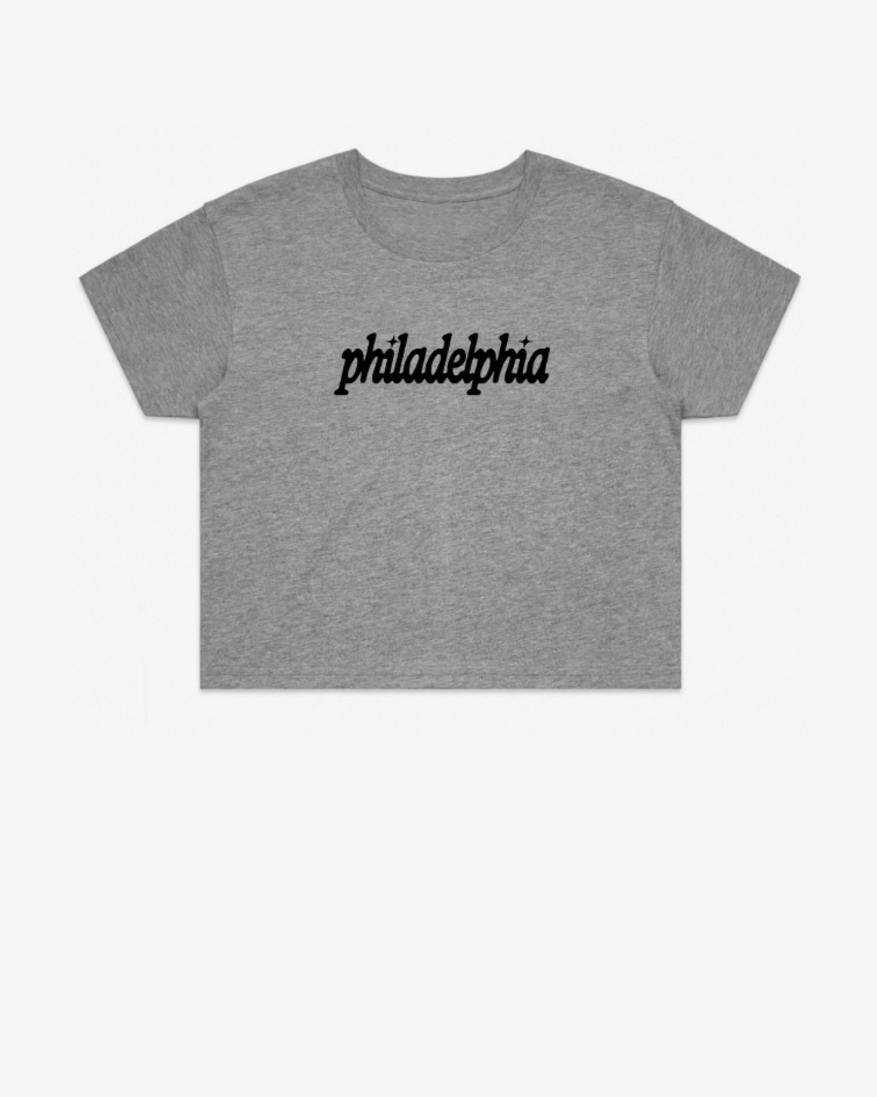 *PREORDER* PHILADELPHIA STARS CROPPED TEE