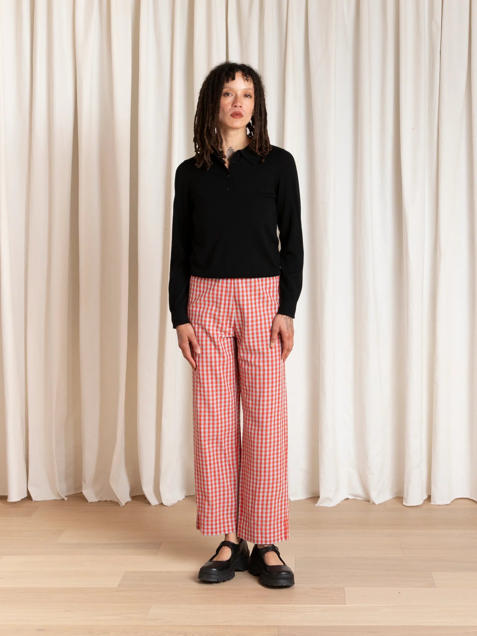 Fitted Polo Pullover