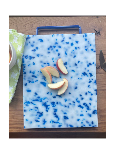 Large Blue & White Cutting Board by Fredericks & Mae