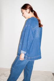 Miguel Denim Cardigan in Blue