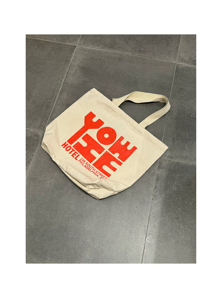 XL YOWIE Hotel Tote with Persimmon Logo