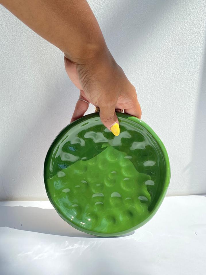 Lunch Plate in Froggy Green